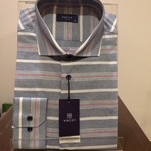 바찌 슬럽위사 스트라이프 슬림핏긴팔VD1I1CS553N