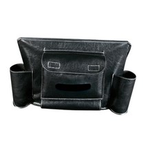 THE WAROOM SHOP 자동차 포켓 핸드백 홀더 좌석 사이드 스토리지 전화 홀더, 중간, 블랙 48x26x11cm, 가죽