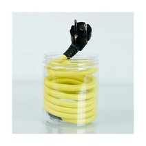 엠지컴/몬스타 블러드베슬 200 슬리빙 컬러 파워케이블 (2m 옐로우), 나우리몰 본상품선택