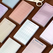 메모리 라이프 계획 월간 주간 메모 디자인 심플 컬러 일정 다이어리 메모지, 07 : 쇼핑리스트