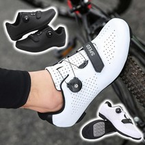 벨로피트 로드 클릿슈즈 저전거 평페달 신발, 255, 화이트