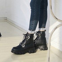 홍대언니 여성 투벨트 워커부츠 CB53B314 (5.5cm)