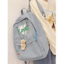 여성 백팩 책가방 배 수제 Ins 곰 패션 책가방 중학교 배낭 신제품 538aEA9d1