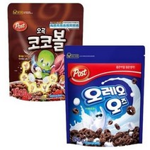 포스트 오레오오즈 850g + 포스트 코코볼1kg 대용량 시리얼, 3세트