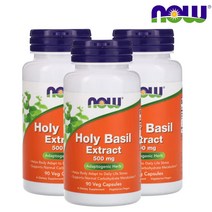 나우푸드 우르솔산 홀리바질 우르솔릭산 500mg 90캡슐 3통