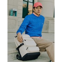 빈폴 악세사리(BE31D2M311)베이스 라운드 백팩 가방 - 화이트