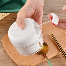 줄로 당기는 마늘 야채 고기 수동 미서 다지기, 1개