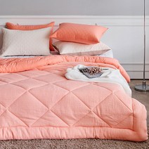 라이브엣지 모달와플 순면 차렵침구 Q 이불베개세트