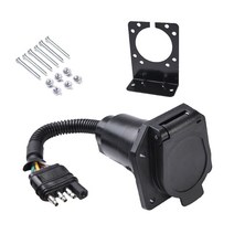 4 방향 플랫 트럭에서 7 방향 블레이드 모터 홈 트레일러 회로 소켓 전원 어댑터 자동 회로 어댑터