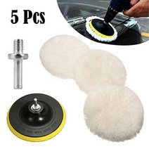광택패드 폴리싱 드릴광택 폼 광택기 패드 4 인치 100mm 연마 키트 연마 자동차 울, 80mm