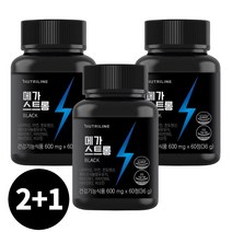 [2+1] 뉴트리라인 메가스트롱 3개월분 만성피로영양제 피로회복제 옥타코사놀 블랙마카 L아르기닌, 3개, 60정