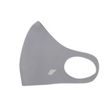 리유즈 나노필터교체 숨쉬는 얇은천 3d입체 빨아쓰는 연예인 재사용 마스크 제작 미디움(M), 그레이