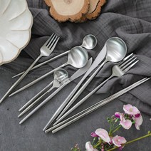펠리체 무광 디너 커트러리 세트 3종, 디너 포크-대, 실버