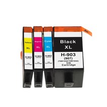 [해외] HP 903XL 903XL 용 HTL 903xl hp 903xl 잉크 카트리지 호환 HP Officejet Pro 6950 6960 6970 6975 프린터 용, 1 set