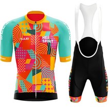 HUUB 자전거 사이클링 저지 세트 남성 여름 반팔 산악 유니폼 의류 슈트, [06] Asian Size -3XL, [04] Pic Color