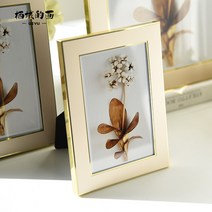 웨딩포토테이블액자 현대 심플 웨딩드레스 비추다 8인치 6인치 7인치 10 해상조형물액자 A스윙 금속 2554036314, 8인치 *사진을 현상함 로즈 골드 PGS -002
