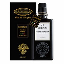 비엔트레이드 [바르베라]로렌조5 올리브 오일 EXOO 500ml, 1개