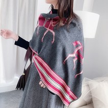 여성 밍크숄 스카프 아이언 타워 캐시미어 목도리 양면 두꺼운 풀라 반다나 파시미나 여성용 신제품 겨울