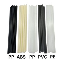 플라스틱 용접봉 ABS/PP/PVC/PE 200mm 길이 용접 스틱 5x2mm 용접기용 5/개, 2.5pcs - White PP, 2.5개