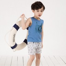 삐삐롱 삐삐롱 몬스터빅 남민소매배기 세트(17S1846AUSB_BL)