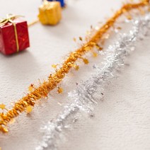 별크리스마스모루 130cm(2PCS) 트리 장식 소품 꾸미기, 골드