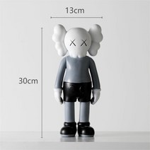 북구 베어브릭 Kaws 카우스 피규어 장식품, 서 있는 자세