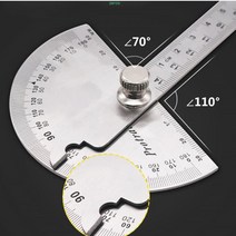 공학용 목공용 스테인레스 분도 눈금 각도자 제도기
