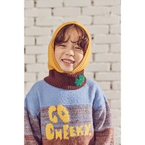 [리틀그라운드8] 데님인더박스(72A11-802-01)클로바바라클라바 아동넥워머 아동목도리 니트워머 니트모