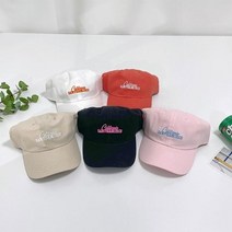 코지 남녀공용 샌프란시스코 배색 레터링 면 볼캡