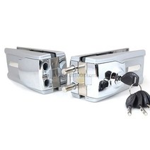 강화유리문 양문용 그리핀3 도어락 보조키