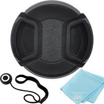 77mm Universal Snap-On Lens Cap for Canon EF 24-70mm f/2.8L USM Standard Zoom Lens + Cap Keeper + Mi, 1