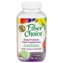Fiber Choice Daily Prebiotic Fruit 피버 초이스 데일리 프리바이오틱 과일맛 90츄어블 3팩
