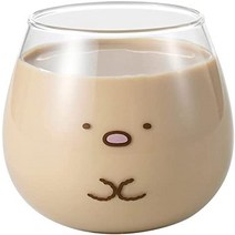 [일본정품] kaneshotouki 363104 sumikko gurashi cat wobble tumbler glass 11.8 fl oz (320 ml) made in, 돈까스
