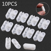미니 플라스틱 커튼 비즈 롤러 블라인드 로마 커튼 풀 비드 체인 커넥터 4.56mm 흰색 교체 소목 스페어 세트