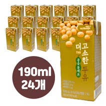 대상웰라이프 더 고소한 두유, 190ml, 24개