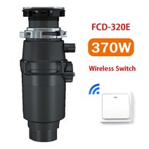 음식물처리기 주방 음식물 쓰레기 처리기 370W 가정용 분쇄기 스테인레스 스틸 어댑터, 02 Wireless Switch_01 미국