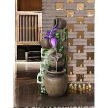 인공폭포 분수대 실내 경관 인테리어 음식점 조형물, A 모델