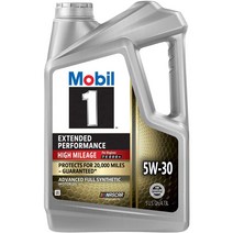Mobil 1 모빌원 엔진오일 5W-30 (4.73L) Extended Performance Full Synthetic Motor Oil, 5 Quart(4.73L), Motor Oil 5W-30, 1개