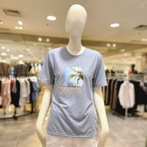 막스카라 라운드 나염 티셔츠(M22QWT446)