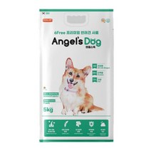 엔젤스독 전연령 강아지 건식사료 연어 & 프로바이오틱스, 생선, 5kg, 2개
