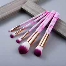 make up brush 붓 메이크업 KOSMETYKI-대리석 메이크업 브러쉬 도구 세트 화장품 파우더 아이 섀도우 파운, 한개옵션1, 21 5 PCS Red