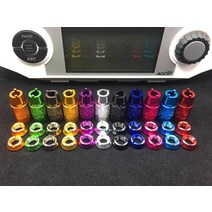 라디오용 양극 산화 알루미늄 스위치 너트 볼트 볼트 라디오마스터 TX16S 점퍼 T-lite FrSky Taranis 컨트, 01 Red Co