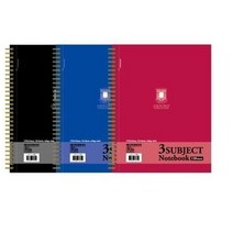 OXFORD 3공 절취스프링 Letter 좌철노트 120매, 랜덤 발송, 3개