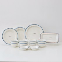 시라쿠스 메이플 4인 그릇세트 14p, 코지블루