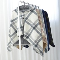 80*130cm 무릎담요 망토 담요 똑딱이 캠핑 극세사 차량용 입는