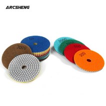 가성비 4인치 100mm 80mm 다이아몬드 습식 연마 패드 디스크 화강암 대리석 콘크리트 석재 연삭 공구, 09 2000_02 4 inch