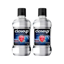 클로즈업 액티브 페퍼민트향 마우스워시, 250ml, 2개