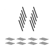 USonline911 미국 Wacom Intuos 3 4 Bamboo CTE MTE CTL용 교체용 스타일러스 펜 펜촉 50p