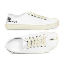 메종마르지엘라 S57WS0252 P1875 T1003 타비 로우탑 캔버스 남성 스니커즈 화이트