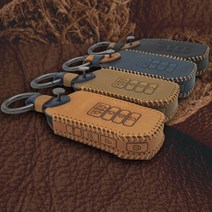 2022년형 카니발 KA4 (하이리무진 포함) 가죽 스마트키홀더 키케이스, 블랙